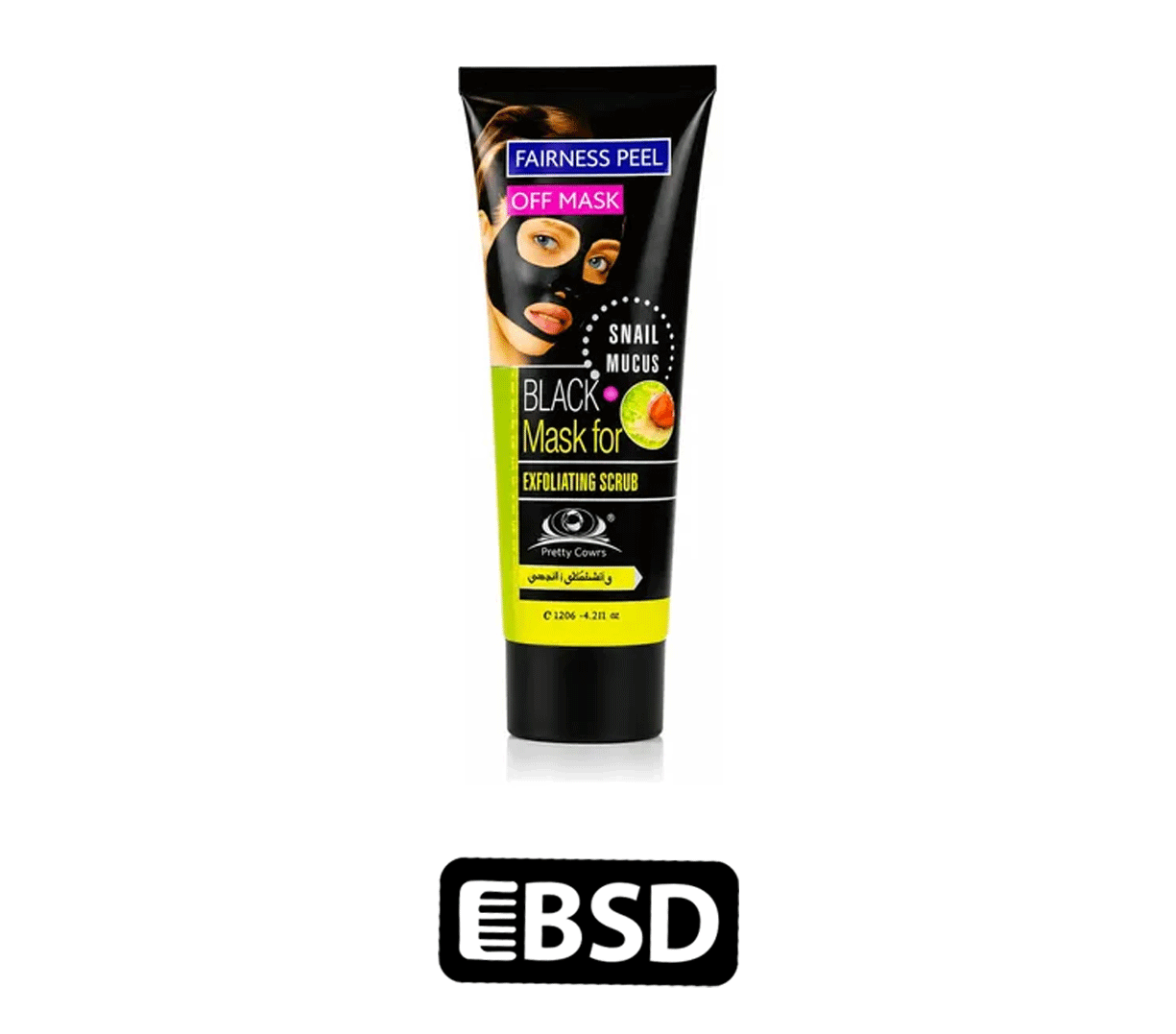 EBSD Mascarilla Negra Snail Mucus