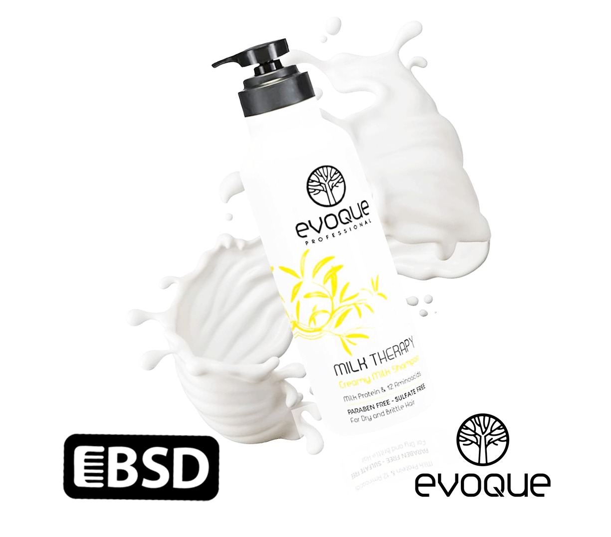 Evoque Milk Therapy shampoo 1000 ml
