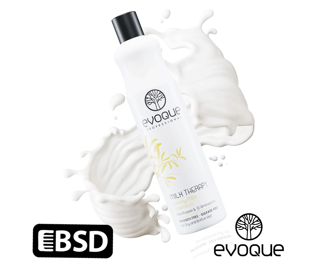 Evoque Milk Therapy shampoo 400 ml
