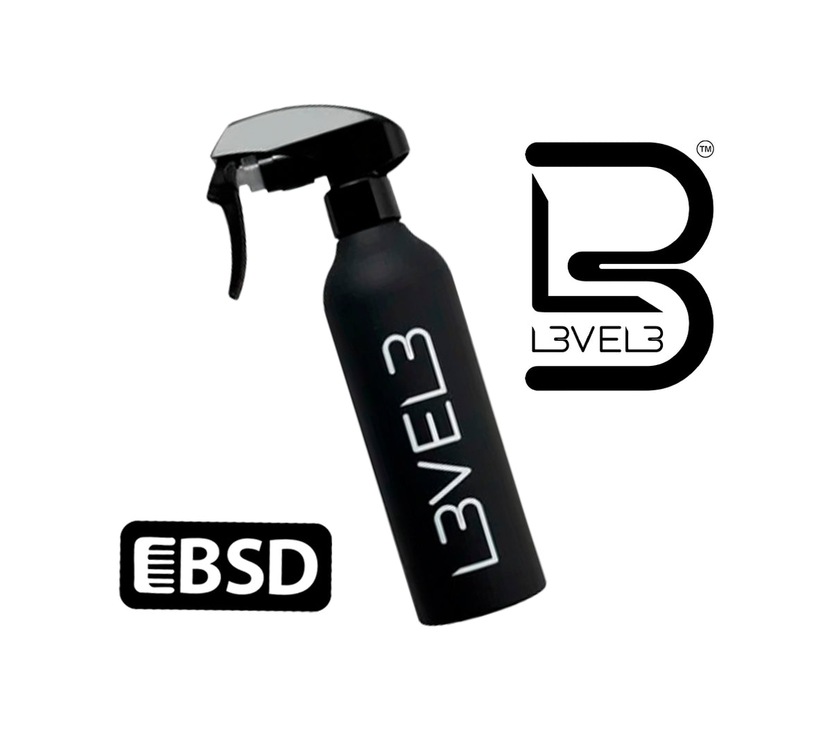 Atomizador L3VEL3 Negro Pequeño