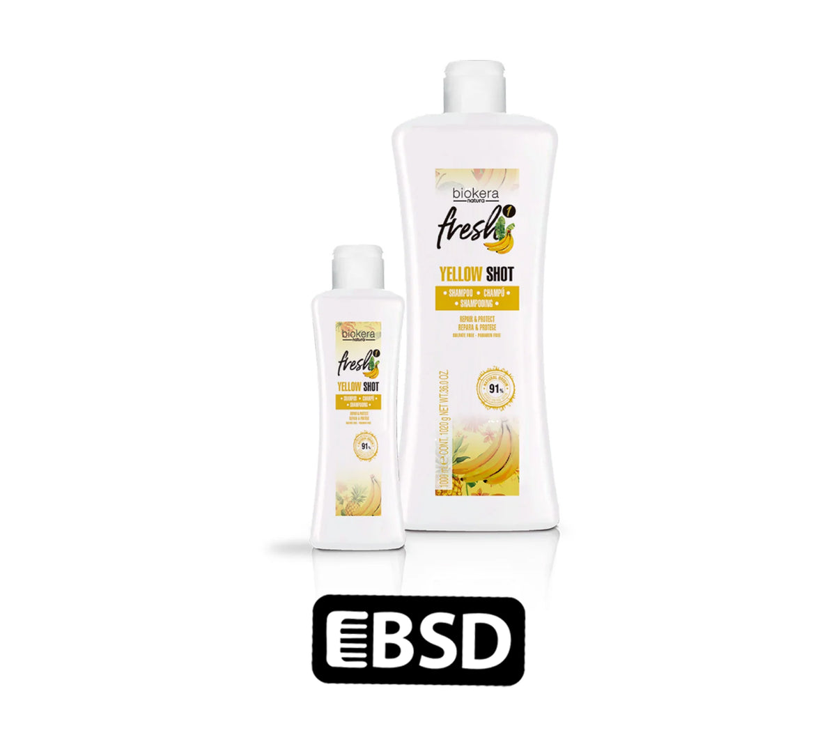 Biokera Fresh Yellow Shot Shampoo 300 ml