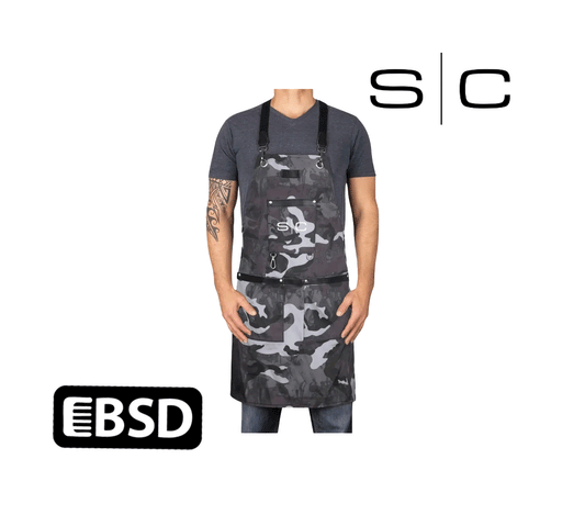 Stylecraft Delantal Camo Negro