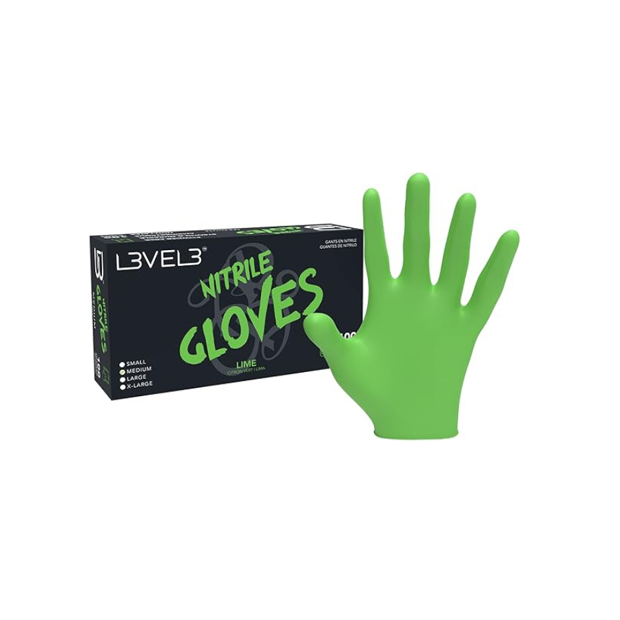 L3vel 3 Guantes De Nitrilo - Verde, Extra- Large