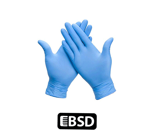 EBSD Guante Nitrilo Azul