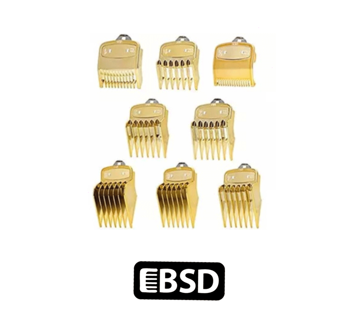 EBSD Juego De Peine Dorado 265