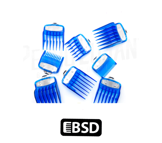 EBSD Juego De Peines Transparentes - Azul 290