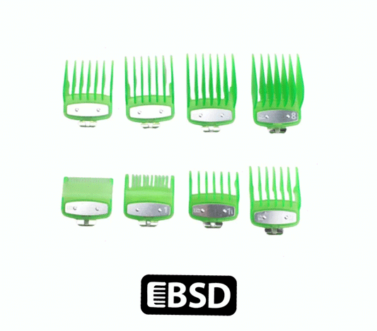 EBSD Juego De Peines Transparentes - Verde 290