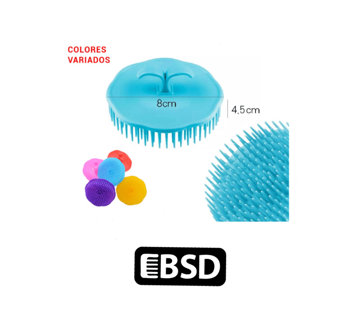 EBSD Set 2 Hair Shampoo Brush 67