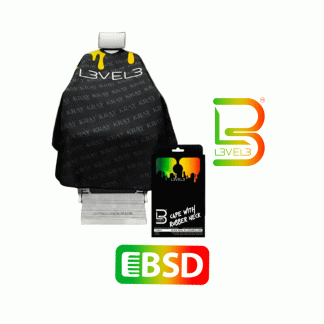 L3VEL3 Kray Color Black Cape