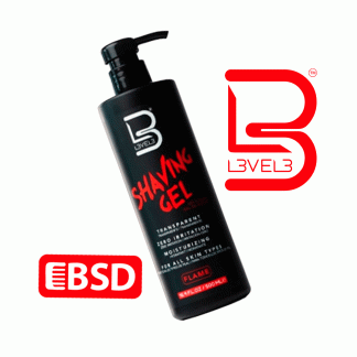 L3VEL3 Shaving Gel Flame 500ml